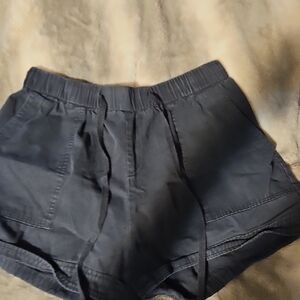 Dark Blue Casual Shorts